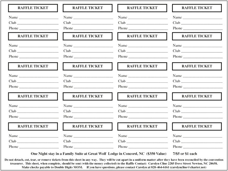 Free Printable Enter To Win Template