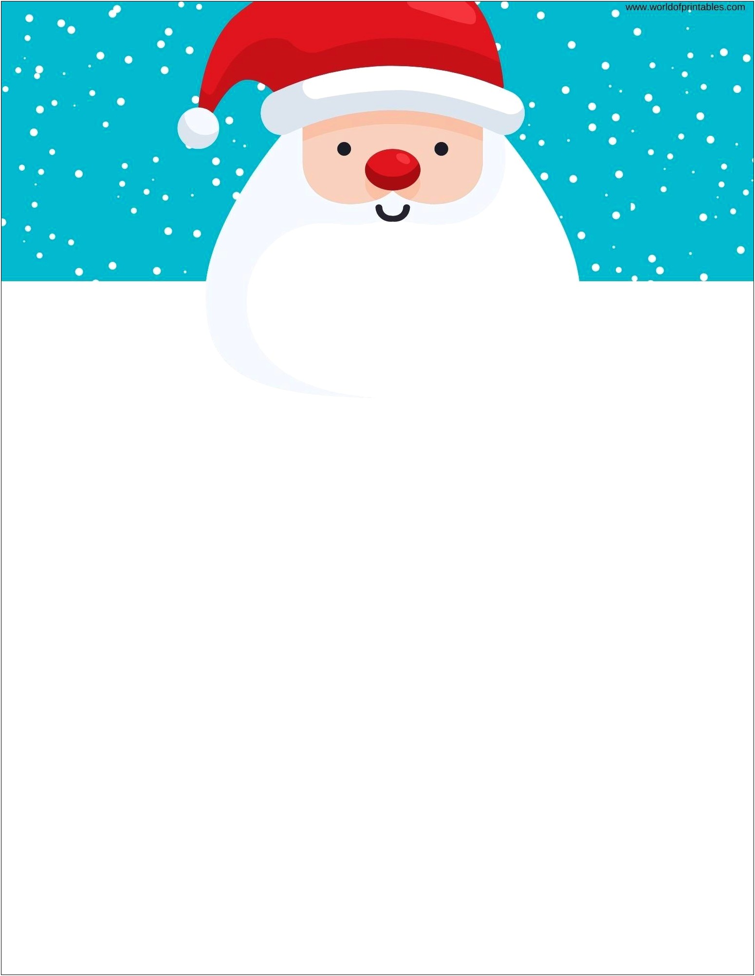 Free Printable Father Christmas Letter Templates