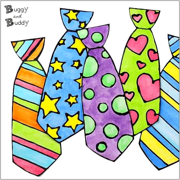 Free Printable Father's Day Tie Templates