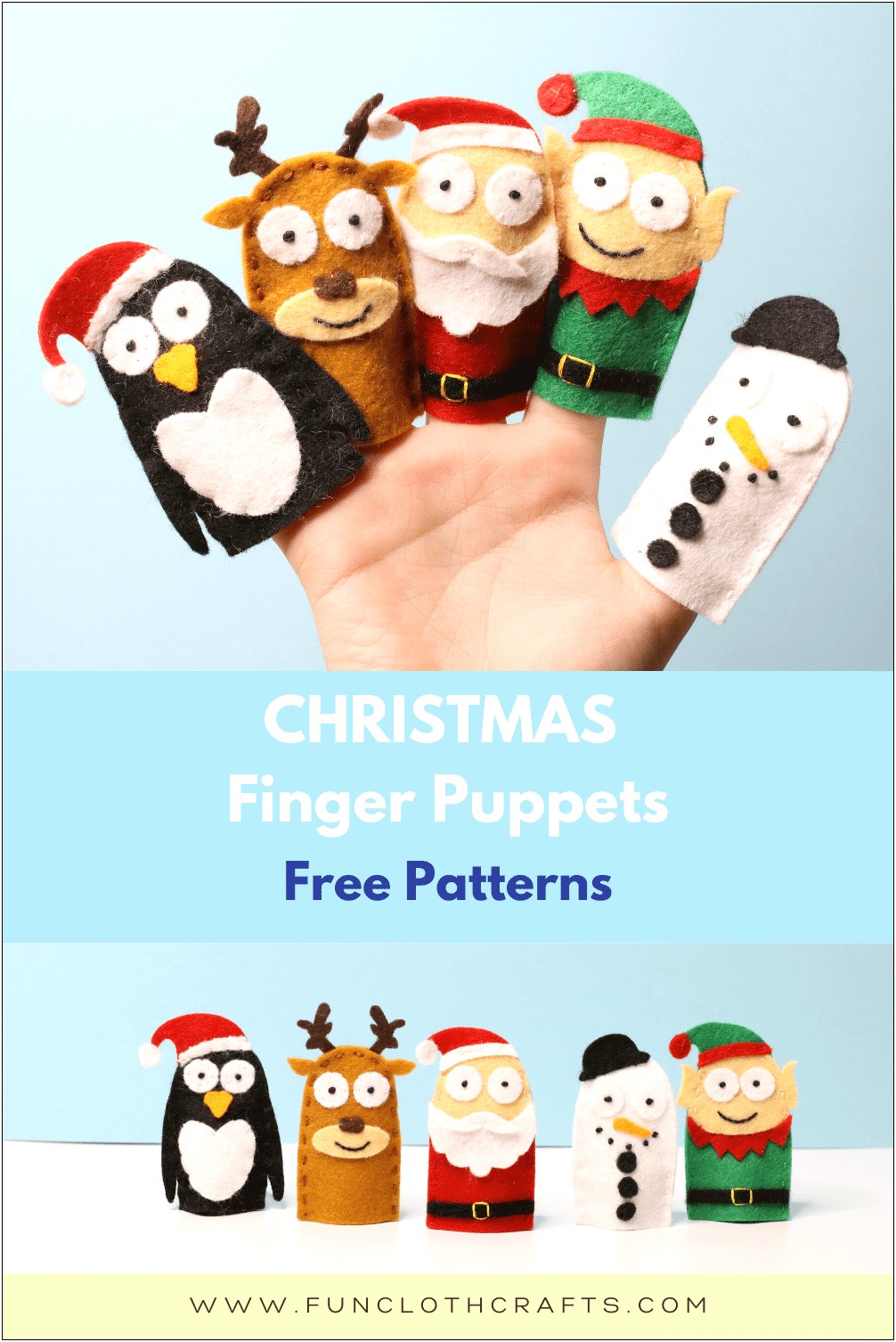 Free Printable Felt Finger Puppet Templates