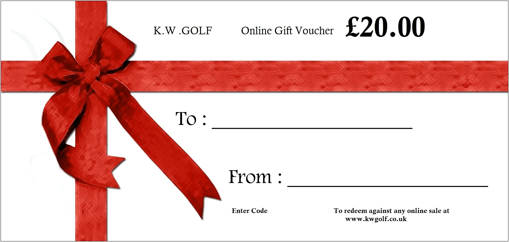 Free Printable Golf Gift Certificate Template