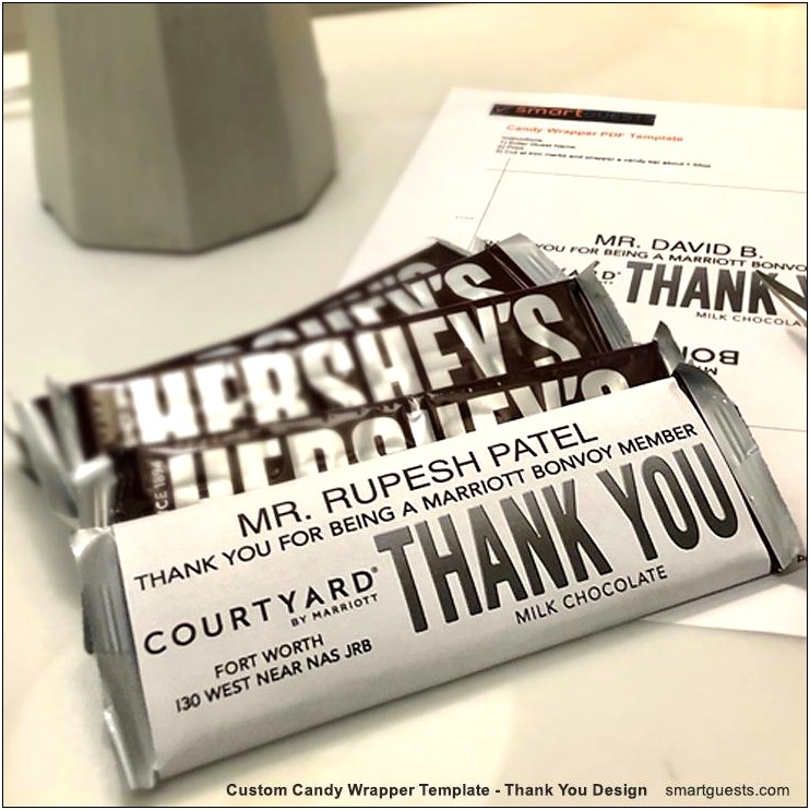 Free Printable Hershey Candy Bar Wrappers Templates