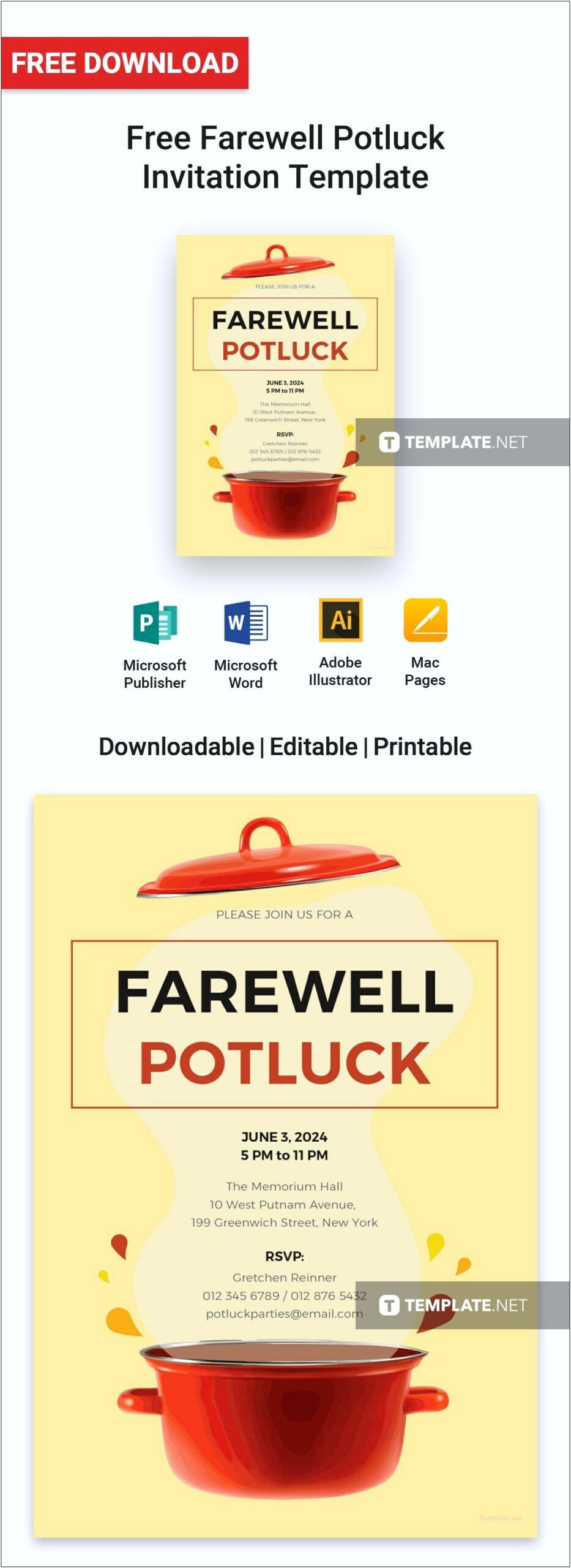 Free Printable Invitation Templates For Mac