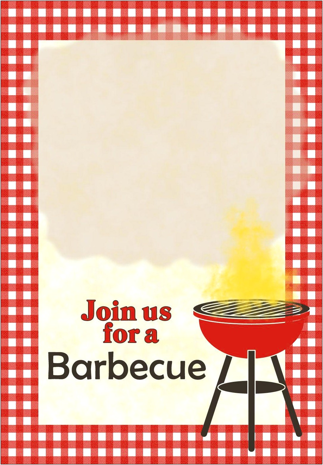 Free Printable Its A Barbecue Invitations Template