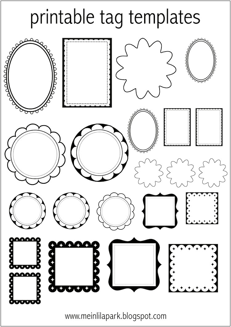 Free Printable Labels And Tags Templates