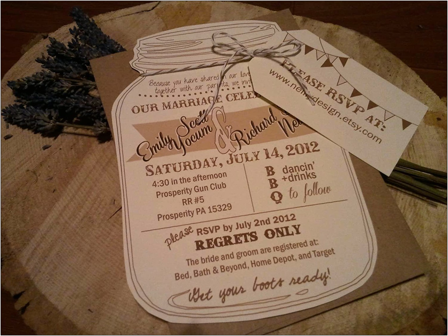 Free Printable Mason Jar Wedding Invitations