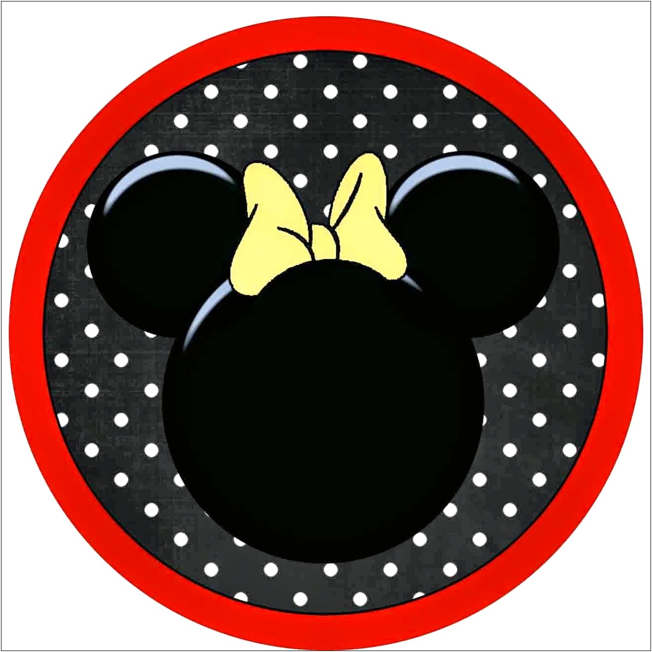 Free Printable Minnie Mouse Birthday Banner Template