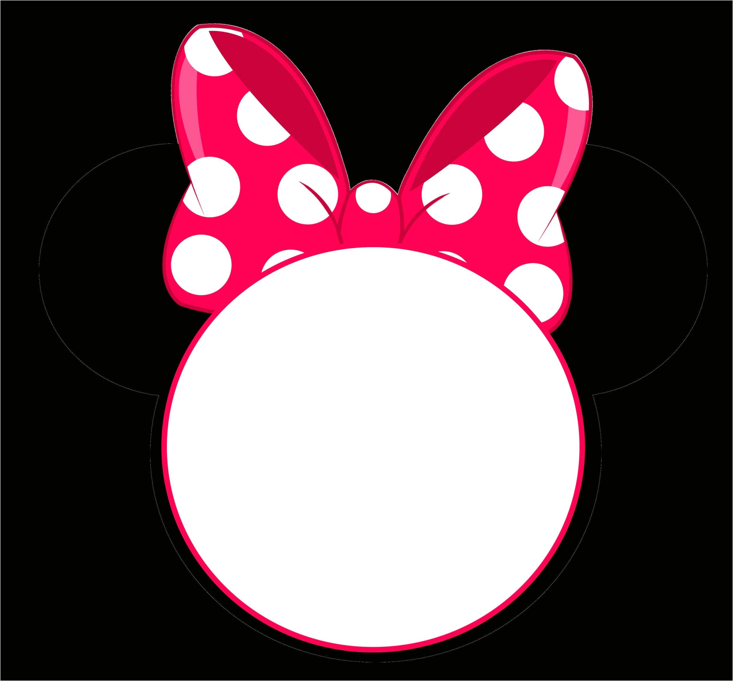 Free Printable Minnie Mouse Head Template