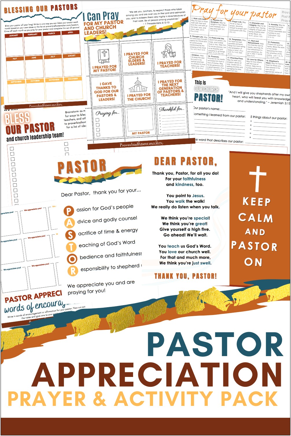 Free Printable Pastor Anniversary Program Template