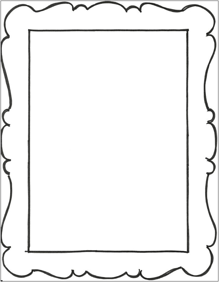 Free Printable Picture Frame Templates With Text