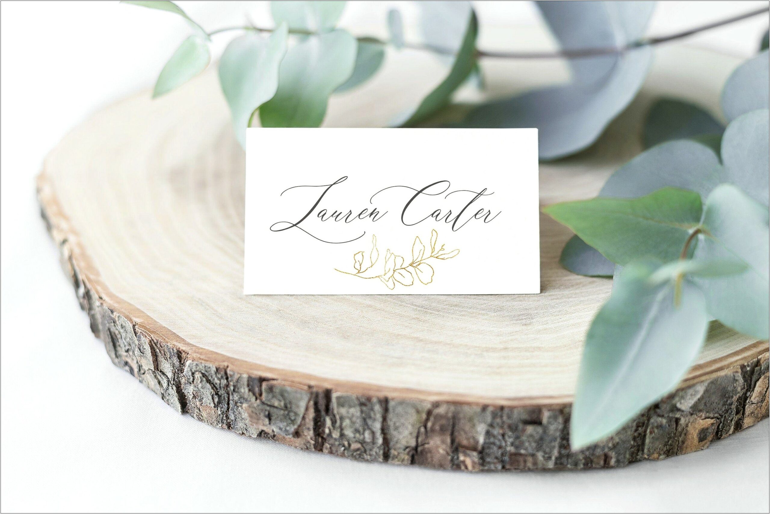 Free Printable Place Card Template No Download