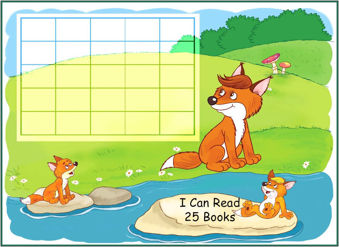 Free Printable Reading Chart Template With A Prize