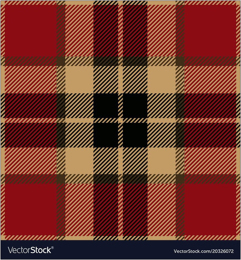 Free Printable Rectangle Template In Red Plaid