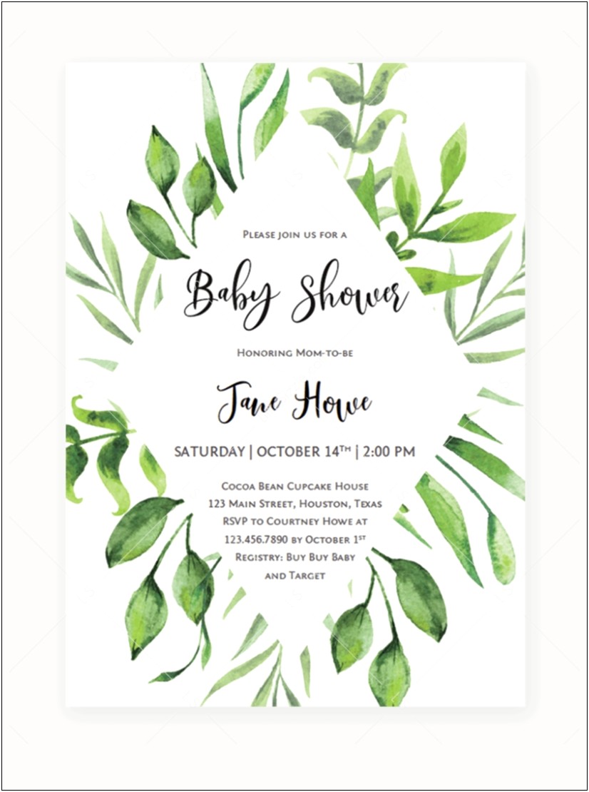 Free Printable Safari Baby Shower Invitation Templates