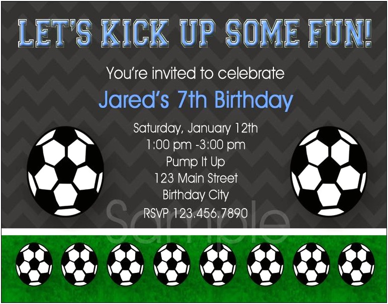 Free Printable Sports Birthday Invitation Templates For Adults