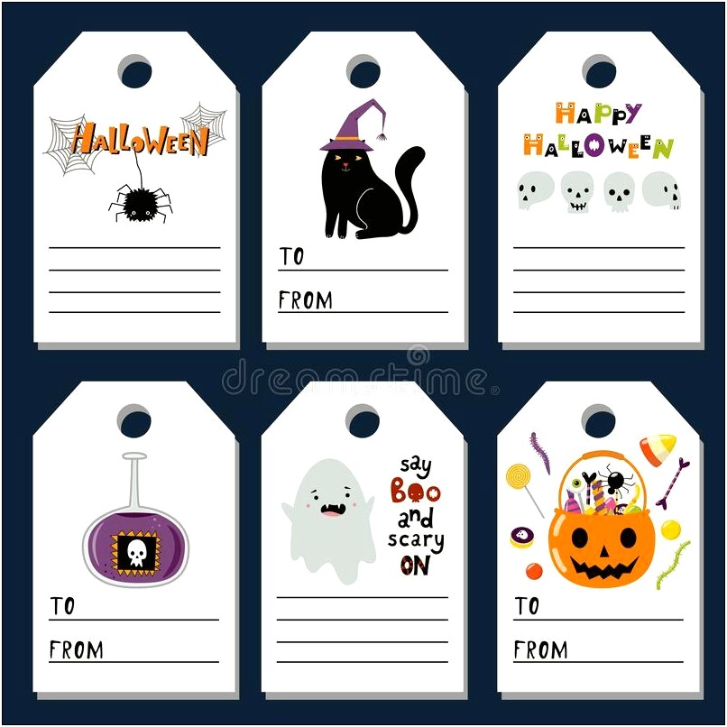Free Printable Tag Templates Halloween For Resale