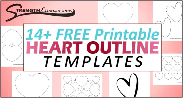 Free Printable Template Of Heart Shape Seal