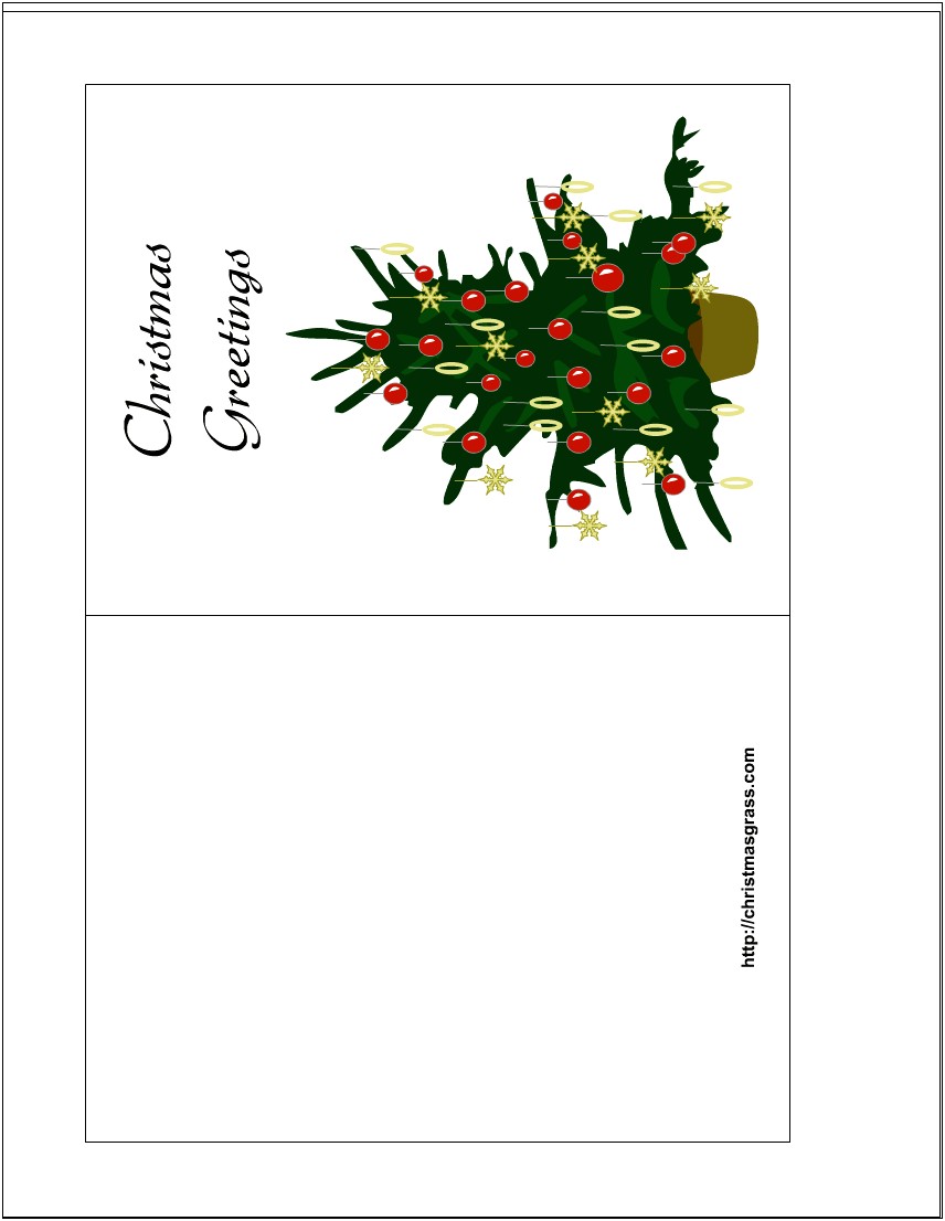 Free Printable Templates For Christmas Cards