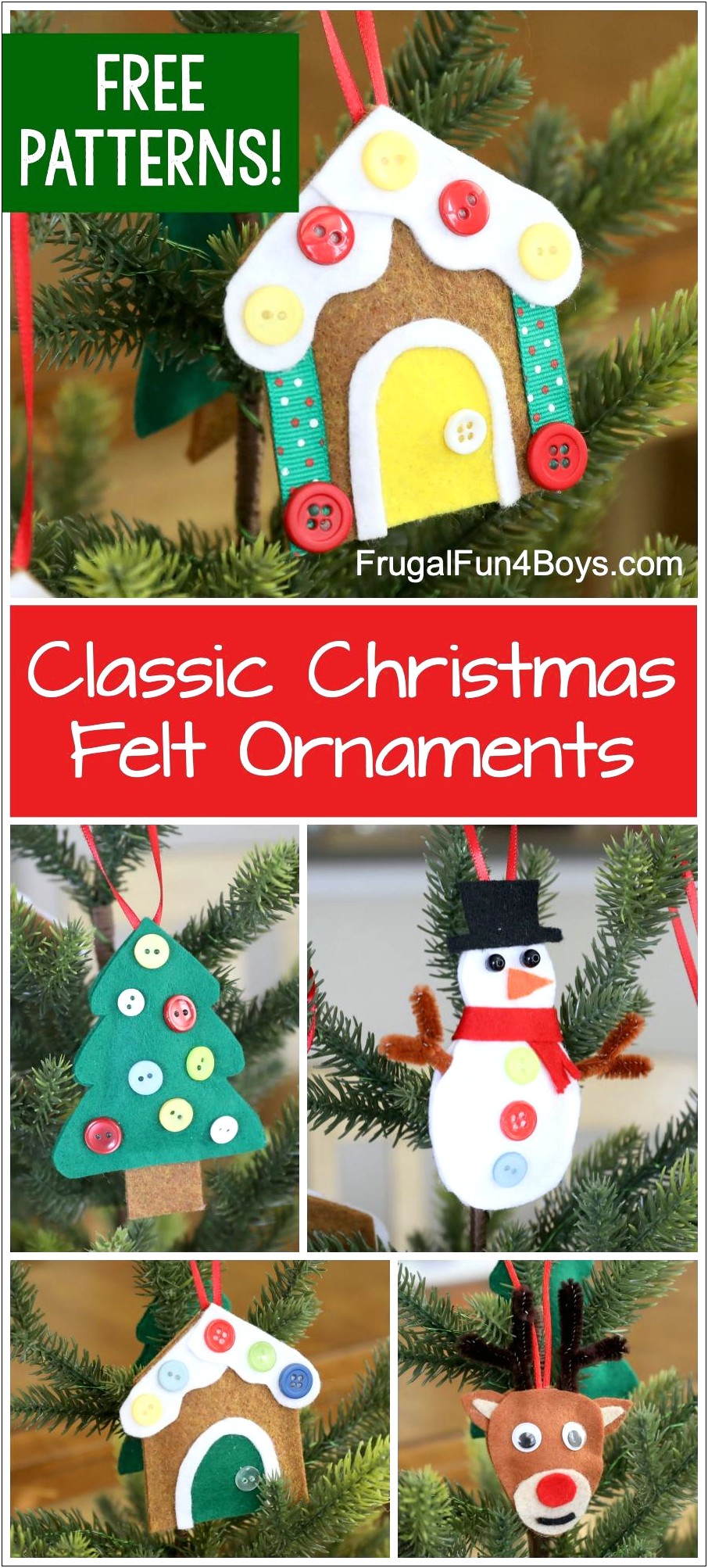 Free Printable Templates For Felt Christmas Decorations