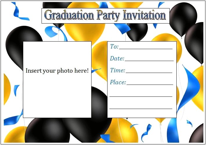 Free Printable Templates For Graduation Party Invitations
