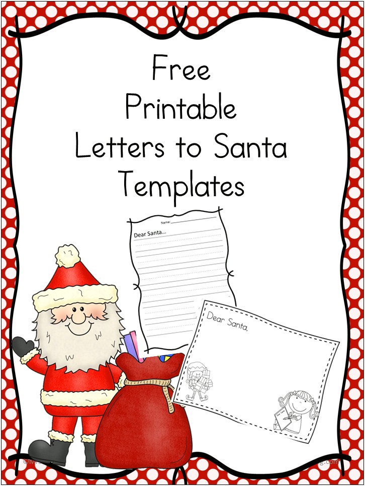Free Printable Templates For Letters From Santa