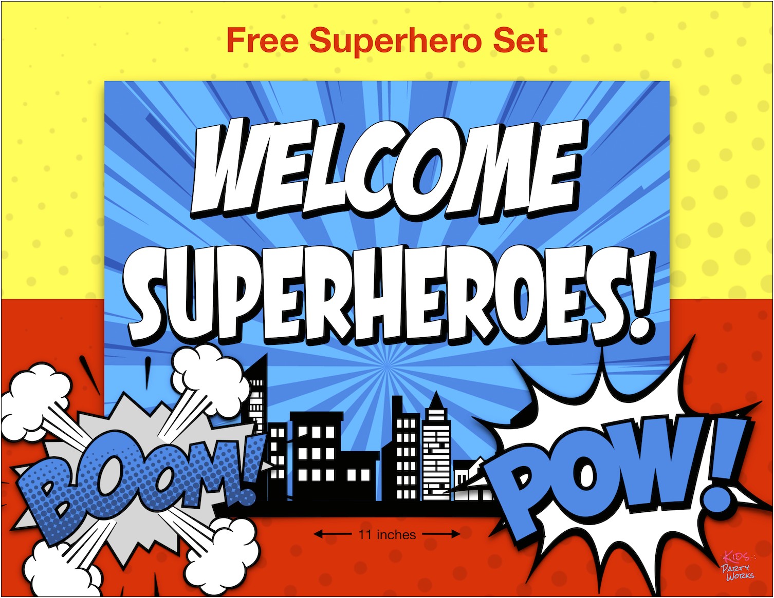 Free Printable Templates For Super Hero Party Favors