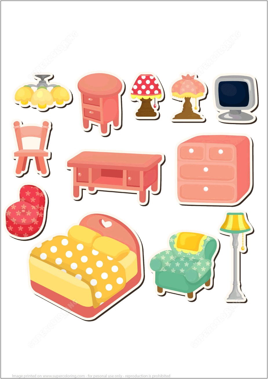 Free Printable Templates Of Furniture On Paper
