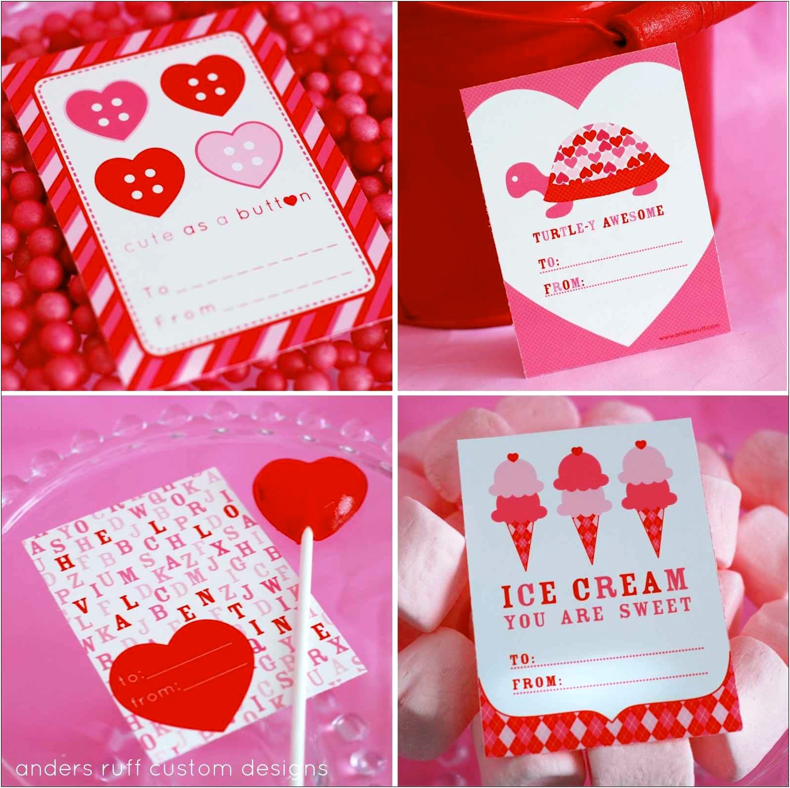 Free Printable Valentine's Day Card Templates