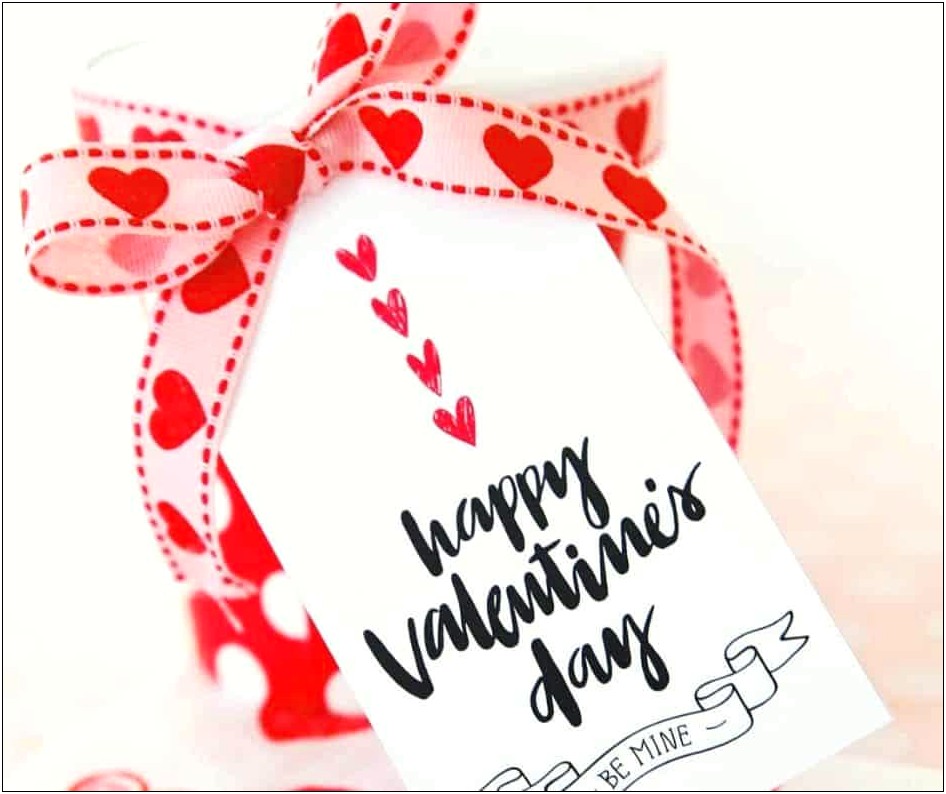 Free Printable Valentines Tags For Favors Template