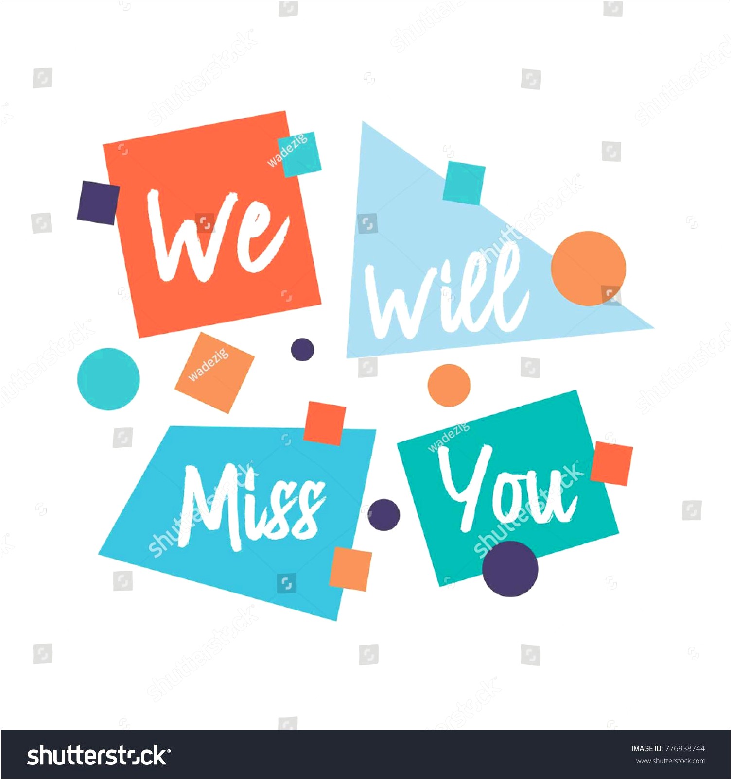 Free Printable We Will Miss You Card Template