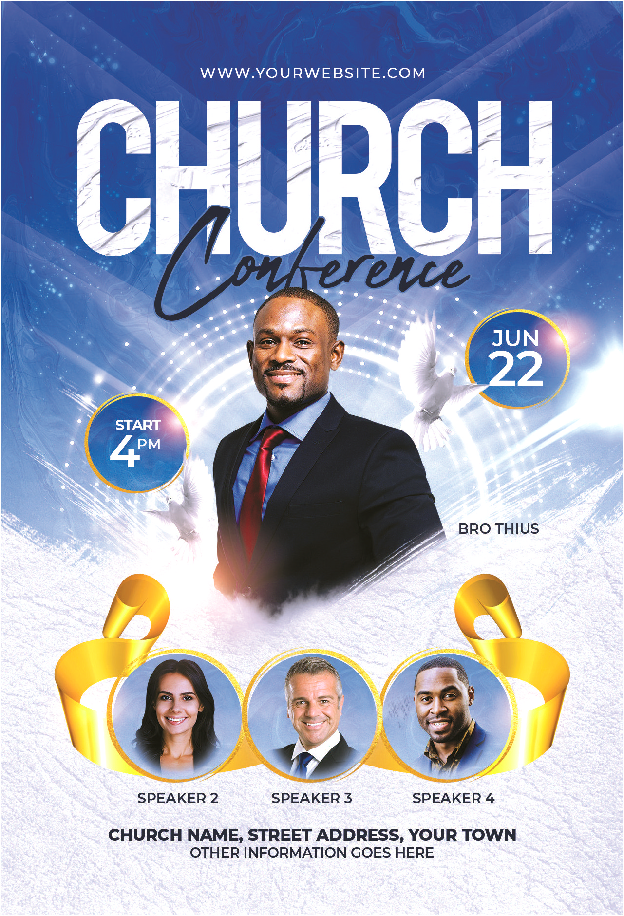 Free Psd Church Flyer Templates For Photoshop