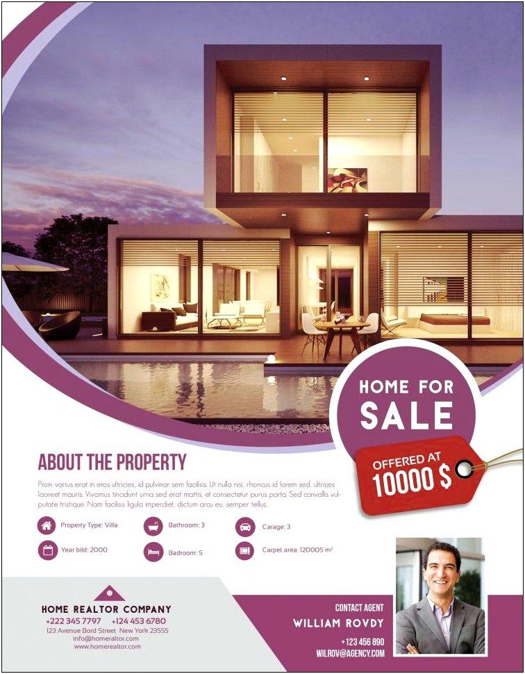 Free Psd Real Estate Flyer Just Sold Templates