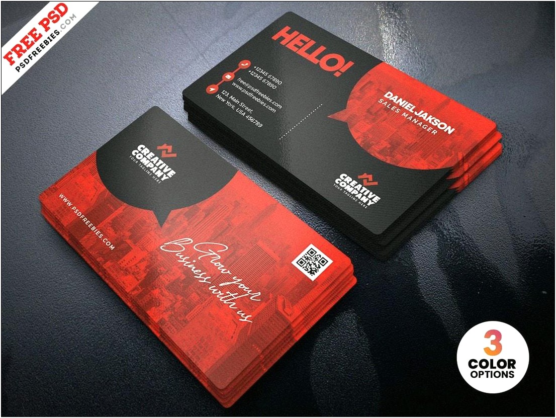 Free Psd Templates For Business Cards