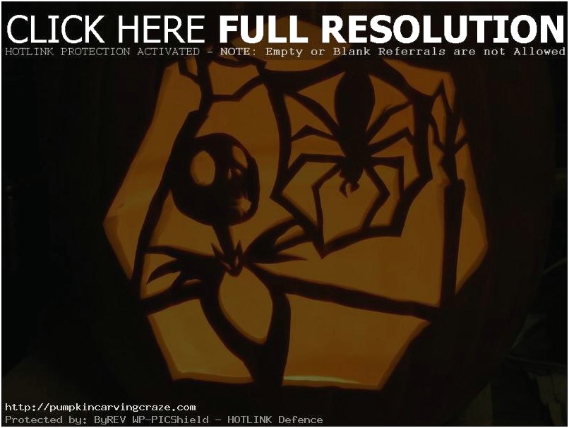 Free Pumpkin Carving Templates Nightmare Before Christmas