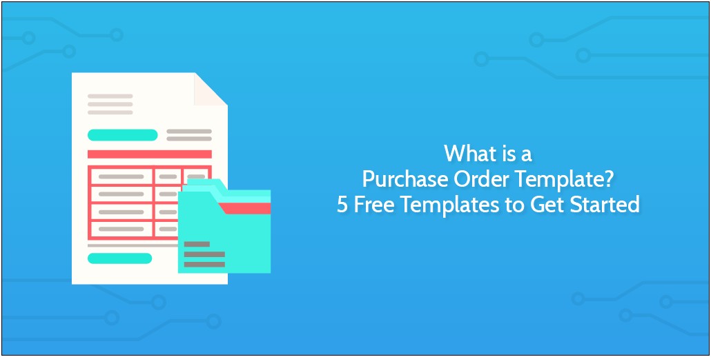 Free Purchase Order Template Not Free Trial