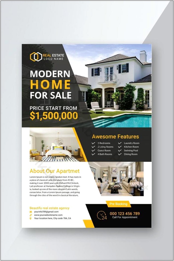 Free Real Estate Flyer Templates For Microsoft Word