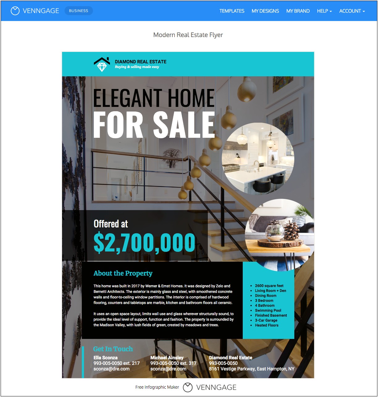 Free Real Estate For Sale Flyer Template