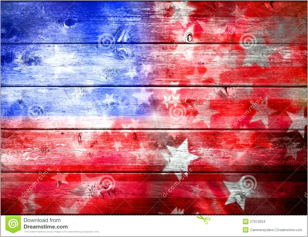 Free Red White And Blue Powerpoint Template