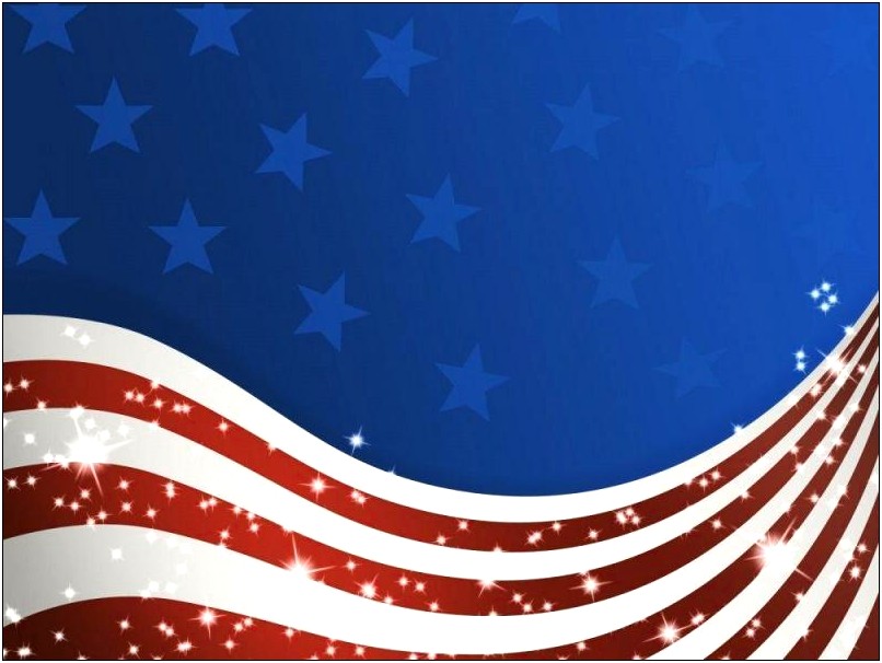 Free Red White And Blue Powerpoint Templates
