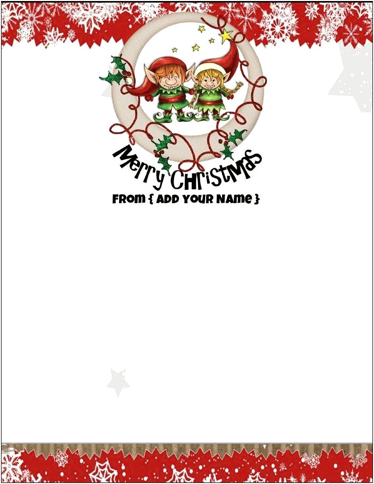 Free Religious Christmas Stationery Templates For Word