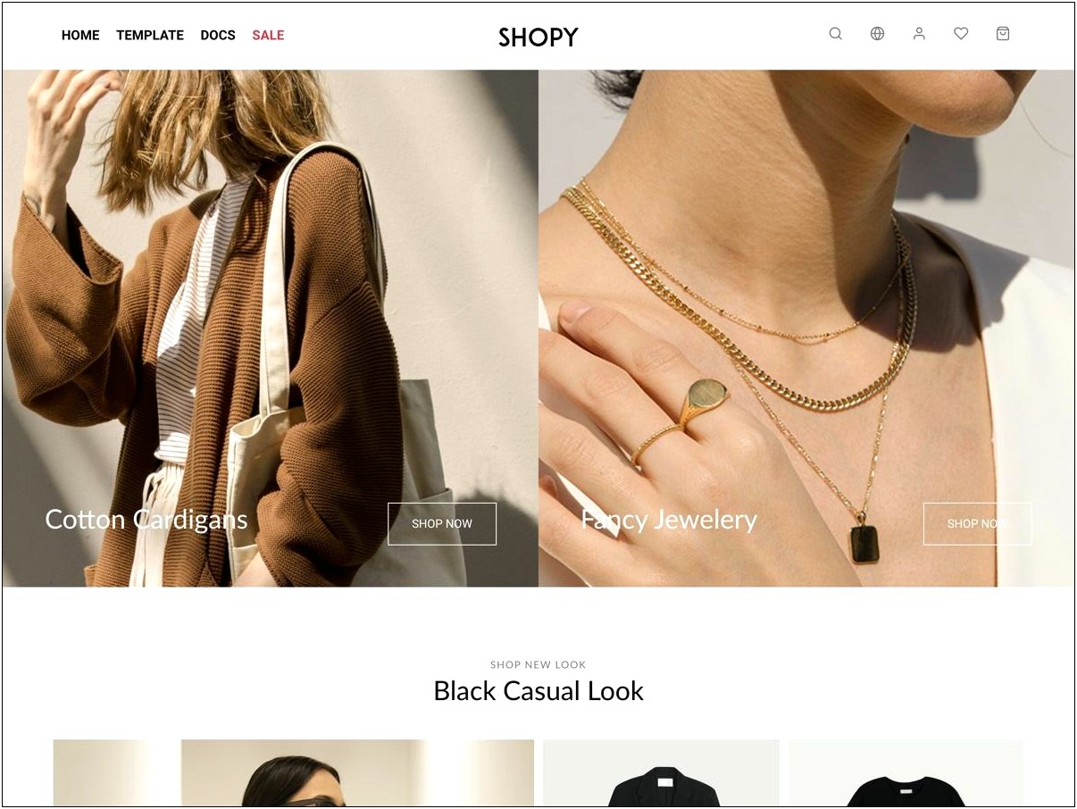 Free Responsive Ecommerce Shop Bootstrap Template Supershop