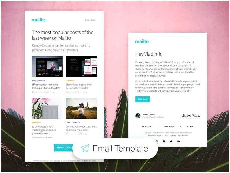 Free Responsive Html Email Newsletter Templates