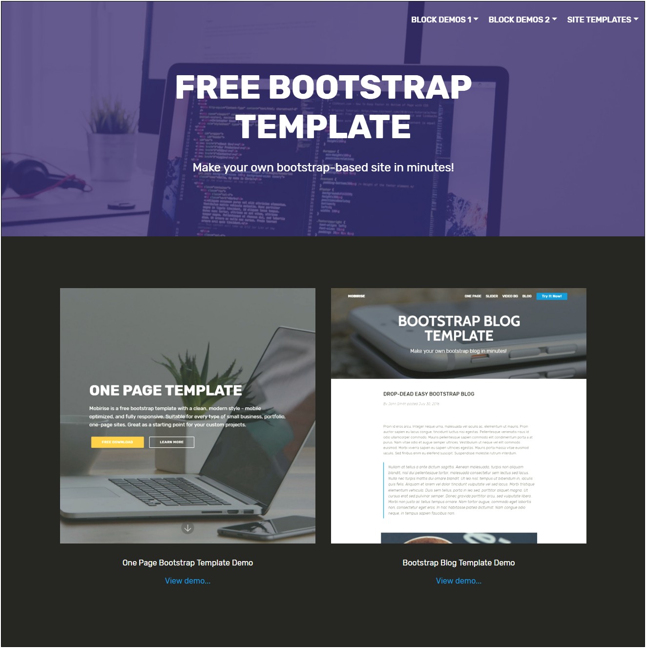 Free Responsive Html5 Templates With Slider Download