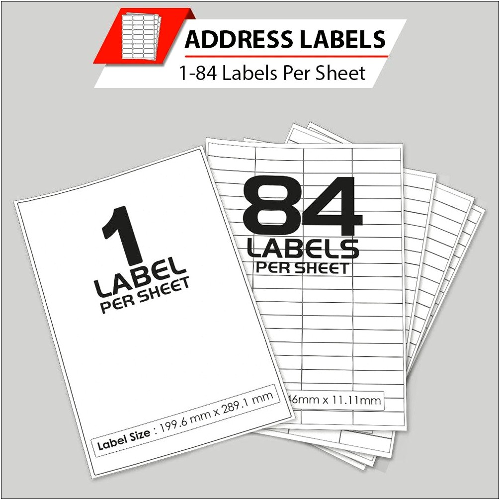 Free Return Address Label Template 30 Per Sheet