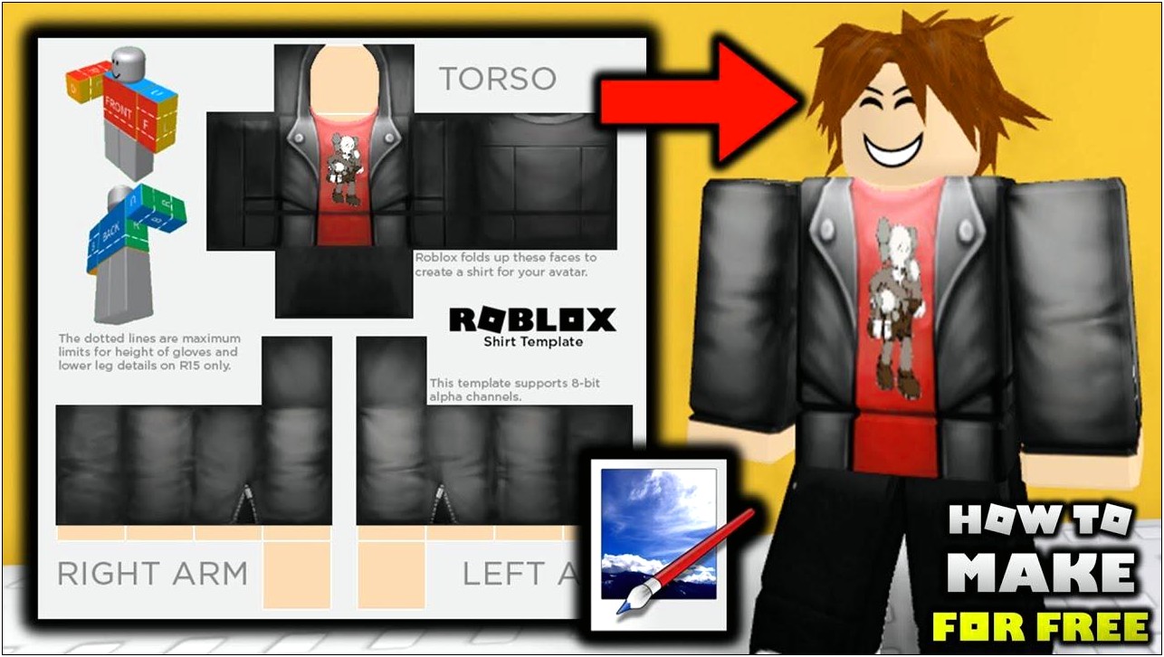 Free Roblox Shirt Template Download For T Shirts