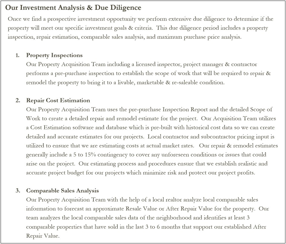 Free Sample Home Inspection Business Plan Template Pdf
