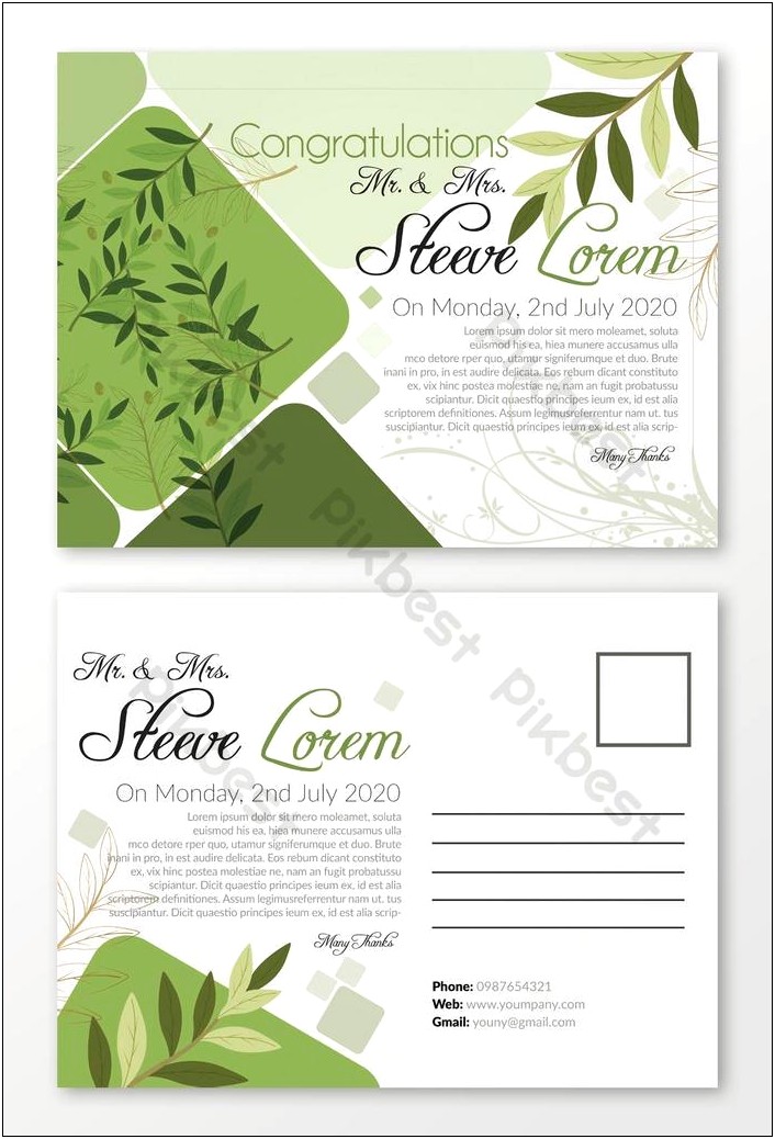 Free Save The Date Photo Postcard Templates