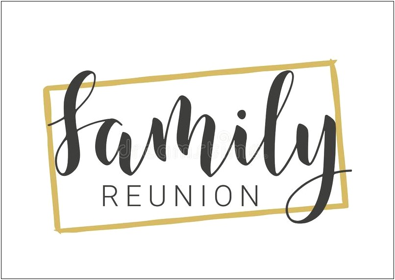 Free Save The Date Templates Family Reunion