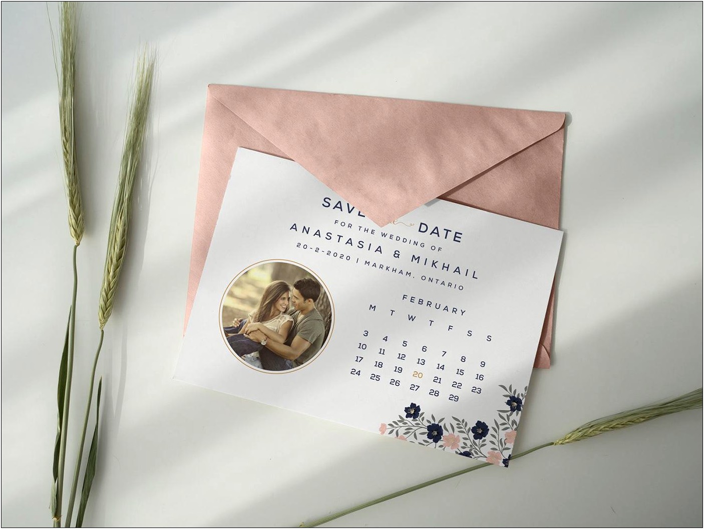 Free Save The Date Templates Wedding Psd