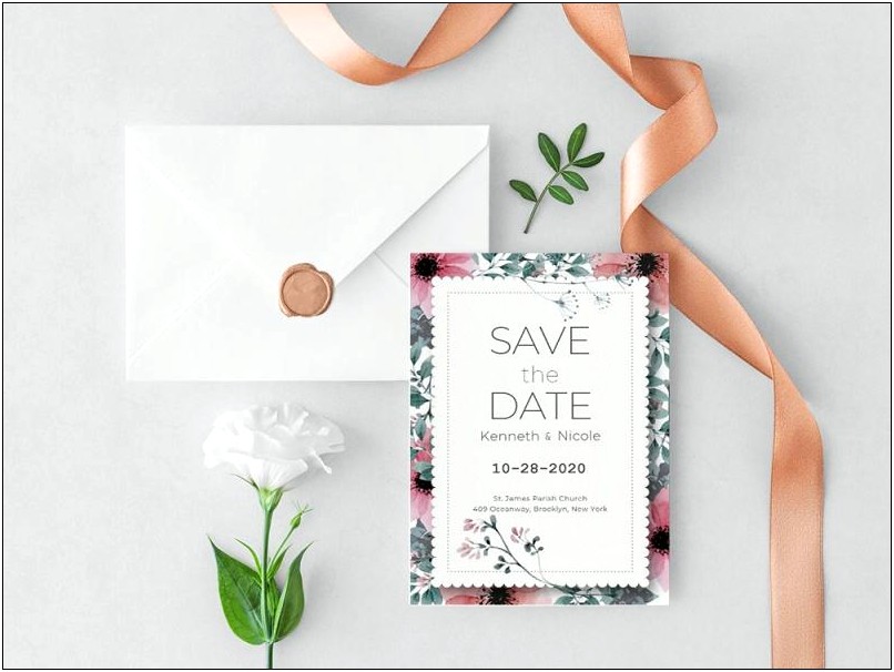 Free Save The Date Wedding Invitation Templates